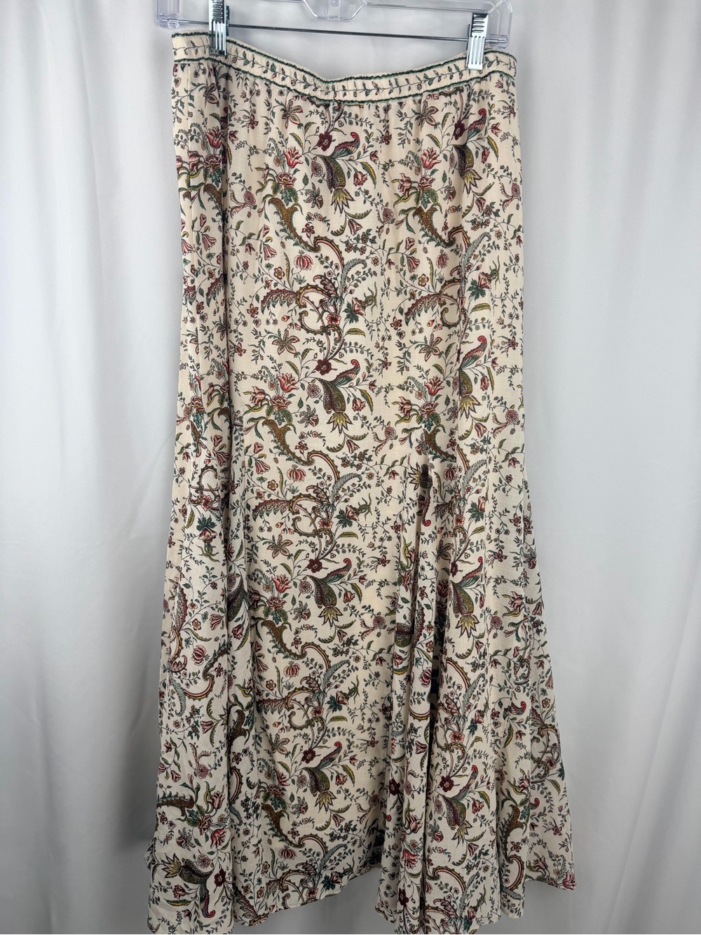 Max Studio London Floral Paisley Tiered Maxi Skirt – Size Large – NWT - Picture 6 of 11